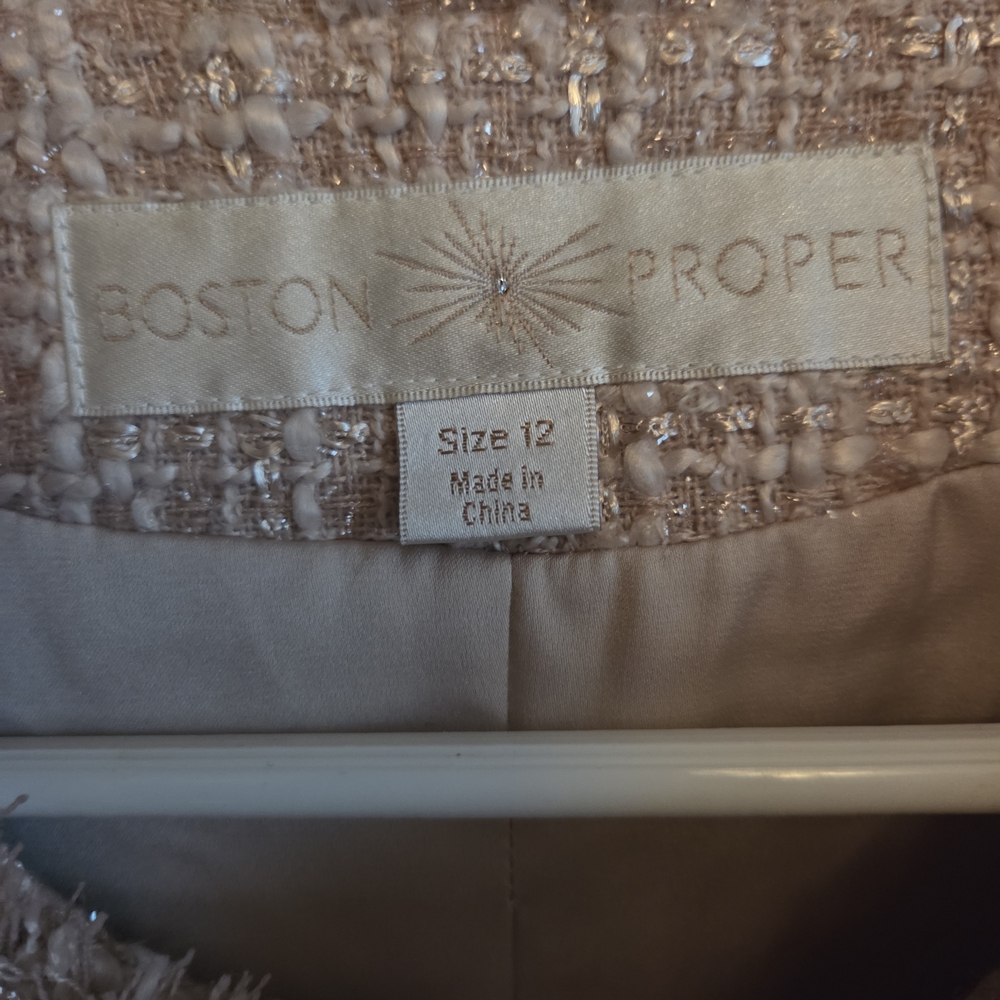 Boston Proper Tweed Jacket